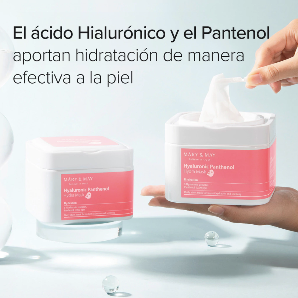HYALURONIC PANTHENOL HYDRA MASK ( 30 unidades )